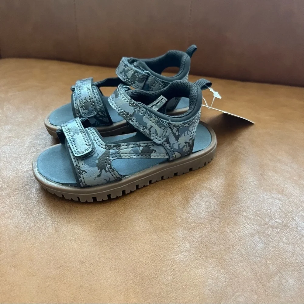 Carter's Gabriel Toddler Boys' Sz 7M Sandals Kids Camouflage Sandals NWT